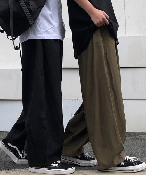 KOR(ケーオーアール)の「ウエストゴム スーパーワイドイージーパンツ(その他パンツ・メンズ・ブラック・M/L/XL)」の6枚目の写真