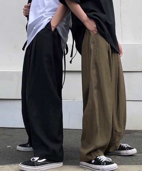 KOR(ケーオーアール)の「ウエストゴム スーパーワイドイージーパンツ(その他パンツ・メンズ・ブラック・M/L/XL)」の7枚目の写真