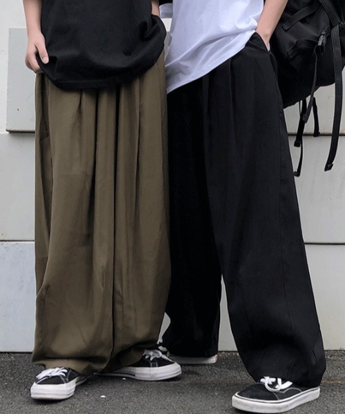 KOR(ケーオーアール)の「ウエストゴム スーパーワイドイージーパンツ(その他パンツ・メンズ・ブラック・M/L/XL)」の9枚目の写真