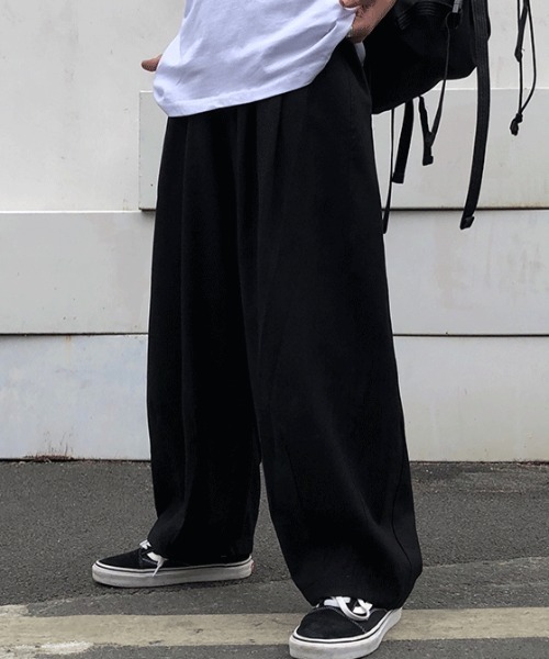 KOR(ケーオーアール)の「ウエストゴム スーパーワイドイージーパンツ(その他パンツ・メンズ・ブラック・M/L/XL)」の13枚目の写真
