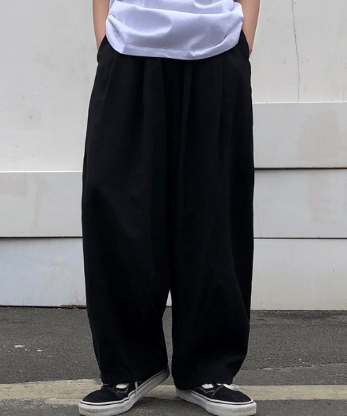 KOR(ケーオーアール)の「ウエストゴム スーパーワイドイージーパンツ(その他パンツ・メンズ・ブラック・M/L/XL)」の15枚目の写真