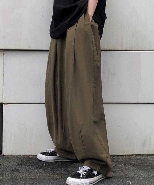 KOR(ケーオーアール)の「ウエストゴム スーパーワイドイージーパンツ(その他パンツ・メンズ・ブラック・M/L/XL)」の17枚目の写真