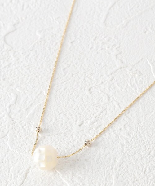 Its Demo イッツデモ のファッション ネックレス シェルボールネックレス ネックレス