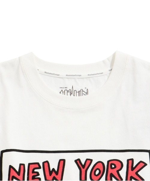 Manhattan Portage（マンハッタンポーテージ）の「Short Sleeve Print T-Shirt Keith Haring（Tシャツ/カットソー・メンズ・ホワイト・SMALL/MEDIUM/LARGE/X-LARGE）」の9枚目の写真