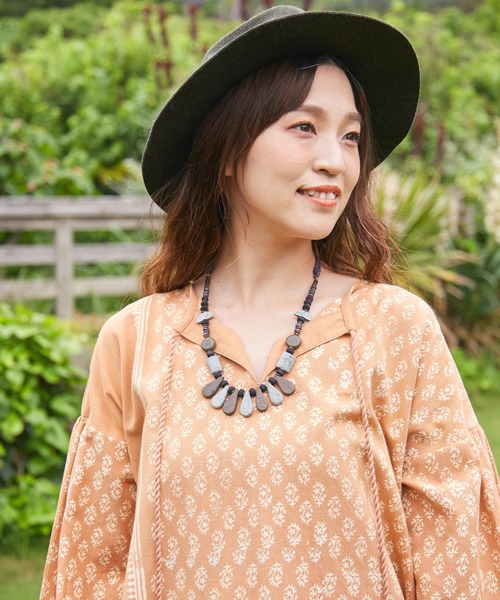 チャイハネ（チャイハネ）の「【チャイハネ】スモークスネックレス（ネックレス・レディース・その他・FREE）」の6枚目の写真