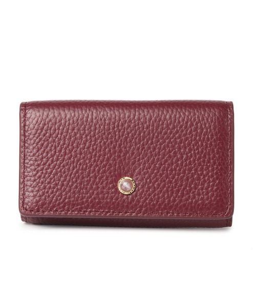 Ungrid（アングリッド）の「【Ungrid/アングリッド】牛革天然石ブローチ　L字ファスナーポケット付きキーケース（キーケース/キーアクセサリー・レディース・ダークグリーン/キャメル/ダークブルー/ワイン/カーキ/オリーブ/ターコイズブルー/ライトグリーン/マスタード/ブラック/ベージュ系その他/ベージュ/ピンク/グレー/ミント/ブルー系その他/アイボリー・FREE）」の17枚目の写真