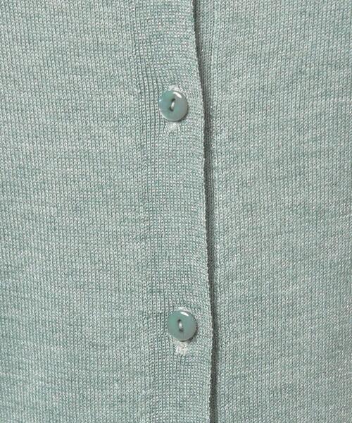 closet story（クローゼットストーリー）の「＜closet story（クローゼットストーリー）＞ラメ クルーネック カーディガン -ウォッシャブル-（カーディガン/ボレロ・レディース・ネイビー/ライム/イエロー・FREE）」の12枚目の写真