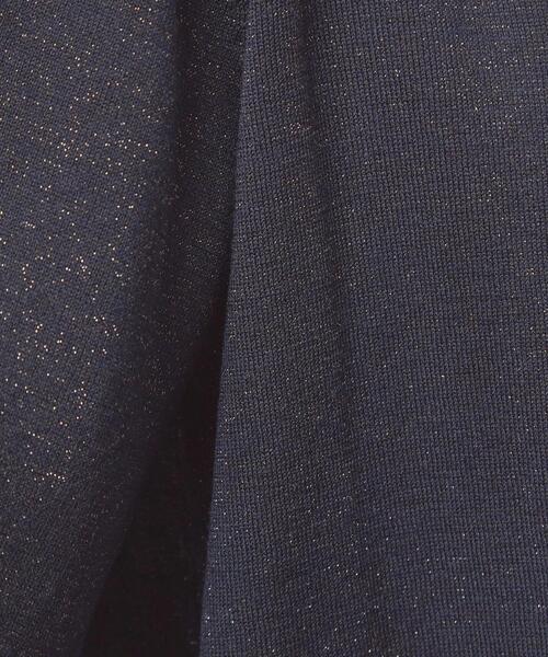 closet story（クローゼットストーリー）の「＜closet story（クローゼットストーリー）＞ラメ クルーネック カーディガン -ウォッシャブル-（カーディガン/ボレロ・レディース・ネイビー/ライム/イエロー・FREE）」の5枚目の写真