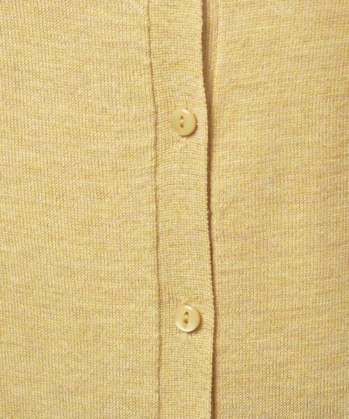 closet story（クローゼットストーリー）の「＜closet story（クローゼットストーリー）＞ラメ クルーネック カーディガン -ウォッシャブル-（カーディガン/ボレロ・レディース・ネイビー/ライム/イエロー・FREE）」の11枚目の写真