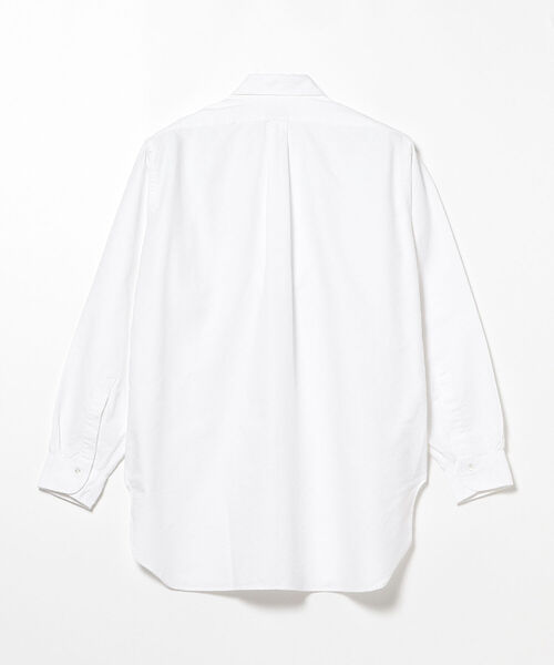 NECESSARY or UNNECESSARY（ネセサリーオアアンネセサリー）の「NNECESSARY or UNNECESSARY / N.O.UN ナウンプレミアムボタンダウンシャツ（シャツ/ブラウス・メンズ・ブルー/ホワイト・MEDIUM）」の4枚目の写真