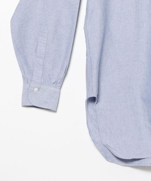 NECESSARY or UNNECESSARY（ネセサリーオアアンネセサリー）の「NNECESSARY or UNNECESSARY / N.O.UN ナウンプレミアムボタンダウンシャツ（シャツ/ブラウス・メンズ・ブルー/ホワイト・MEDIUM）」の7枚目の写真