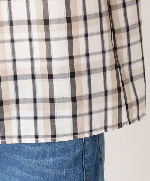 DRESKIP（ドレスキップ）の「◆フロントタックブラウス（シャツ/ブラウス・レディース・ダークブラウン/サンドベージュ/ベージュ系その他2/ネイビー系1・02/03/04）」の10枚目の写真