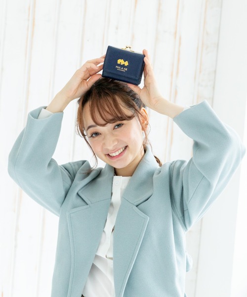 PAUL & JOE ACCESSOIRES（ポールアンドジョーアクセソワ）の「PAUL & JOE ACCESSOIRES (ポール＆ジョーアクセソワ) 口金ミニ財布 ヒヨコ ポールアンドジョー（財布・レディース・ネイビー/ピンク・FREE）」の3枚目の写真
