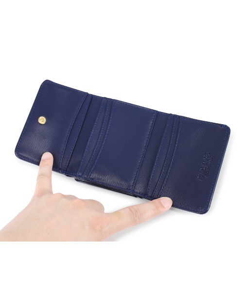 PAUL & JOE ACCESSOIRES（ポールアンドジョーアクセソワ）の「PAUL & JOE ACCESSOIRES (ポール＆ジョーアクセソワ) 口金ミニ財布 ヒヨコ ポールアンドジョー（財布・レディース・ネイビー/ピンク・FREE）」の17枚目の写真