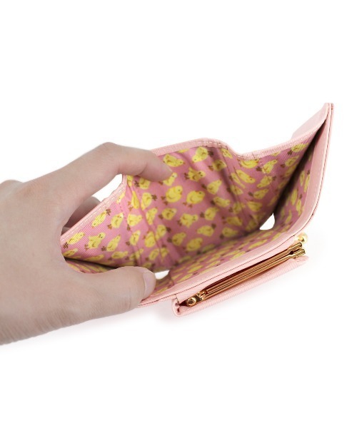 PAUL & JOE ACCESSOIRES（ポールアンドジョーアクセソワ）の「PAUL & JOE ACCESSOIRES (ポール＆ジョーアクセソワ) 口金ミニ財布 ヒヨコ ポールアンドジョー（財布・レディース・ネイビー/ピンク・FREE）」の14枚目の写真