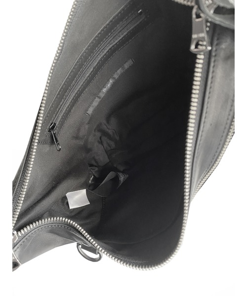 DECADE(ディケイド)の「ソフトホースレザー・ミニショルダーバッグDECADE(No-01313) Oiled Horse Leather Shoulder Bag ディケイド(ショルダーバッグ・メンズ・ブラック/ブラック系その他・フリー)」の7枚目の写真