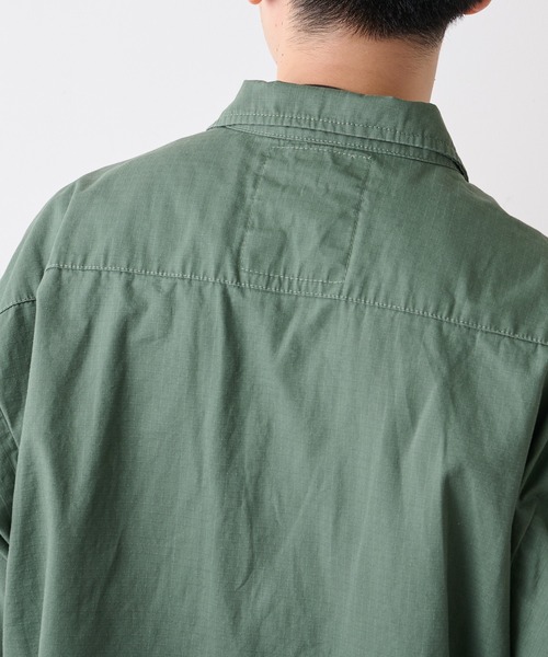 DISCOAT（ディスコート）の「リップストップM65ファティーグジャケット（ミリタリージャケット・メンズ・ブラック/カーキ・MEDIUM/LARGE）」の16枚目の写真