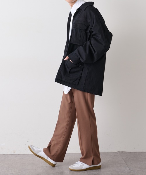 DISCOAT（ディスコート）の「リップストップM65ファティーグジャケット（ミリタリージャケット・メンズ・ブラック/カーキ・MEDIUM/LARGE）」の12枚目の写真