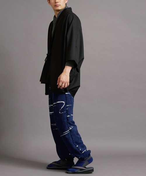 カヤ(カヤ)の「【カヤ】そぞろ日和メンズ羽織(カーディガン/ボレロ・メンズ・グレー/ブラック/ブラウン/ベージュ・FREE)」の11枚目の写真