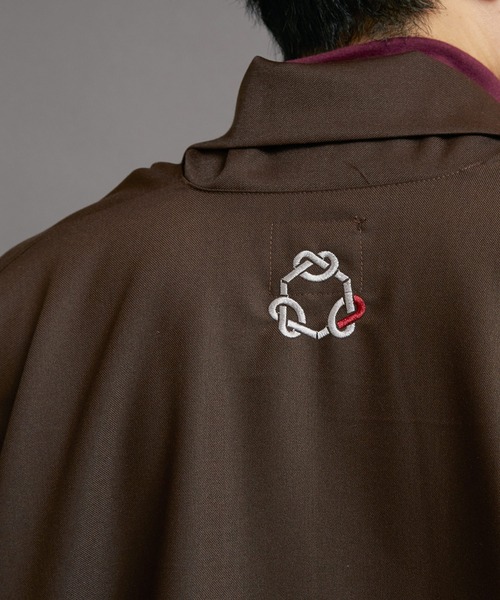 カヤ(カヤ)の「【カヤ】そぞろ日和メンズ羽織(カーディガン/ボレロ・メンズ・グレー/ブラック/ブラウン/ベージュ・FREE)」の13枚目の写真