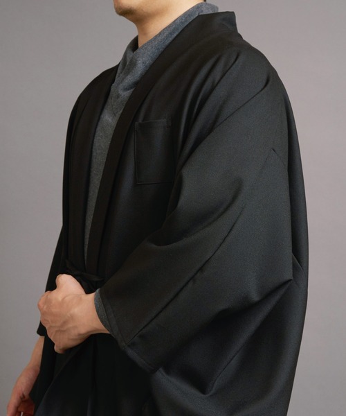 カヤ(カヤ)の「【カヤ】そぞろ日和メンズ羽織(カーディガン/ボレロ・メンズ・グレー/ブラック/ブラウン/ベージュ・FREE)」の19枚目の写真