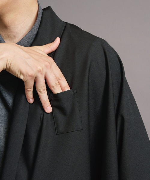 カヤ(カヤ)の「【カヤ】そぞろ日和メンズ羽織(カーディガン/ボレロ・メンズ・グレー/ブラック/ブラウン/ベージュ・FREE)」の18枚目の写真