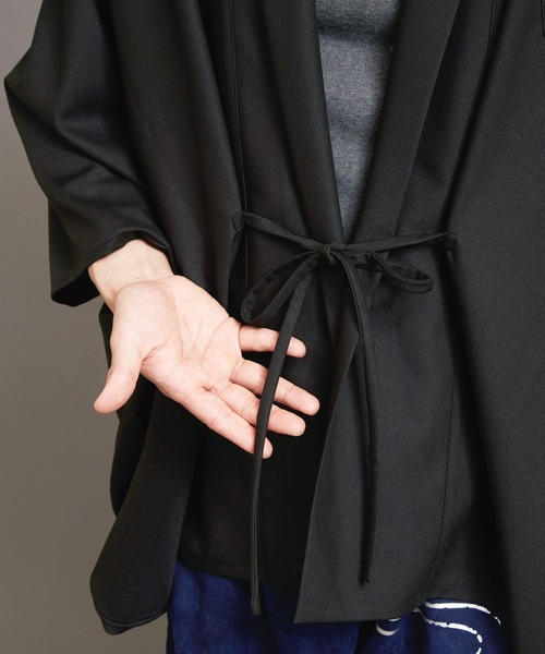 カヤ(カヤ)の「【カヤ】そぞろ日和メンズ羽織(カーディガン/ボレロ・メンズ・グレー/ブラック/ブラウン/ベージュ・FREE)」の17枚目の写真