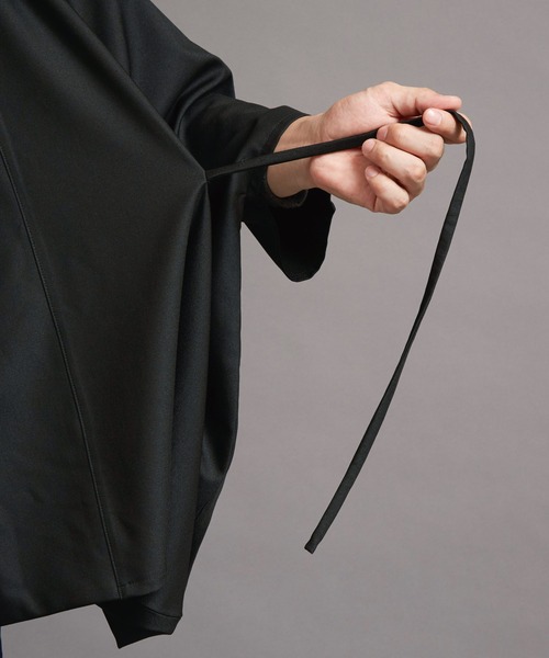 カヤ(カヤ)の「【カヤ】そぞろ日和メンズ羽織(カーディガン/ボレロ・メンズ・グレー/ブラック/ブラウン/ベージュ・FREE)」の16枚目の写真