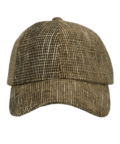 yield（イールド）の「【Lovable】Tweed Back Ribbon Cap BATT-17539（キャップ・レディース・チャコールグレー/ベージュ/ブラウン/キャメル・FREE）」の3枚目の写真