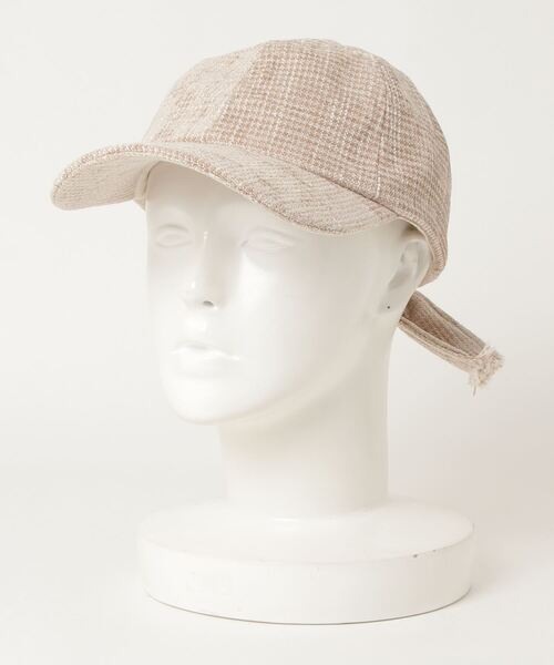yield（イールド）の「【Lovable】Tweed Back Ribbon Cap BATT-17539（キャップ・レディース・チャコールグレー/ベージュ/ブラウン/キャメル・FREE）」の11枚目の写真