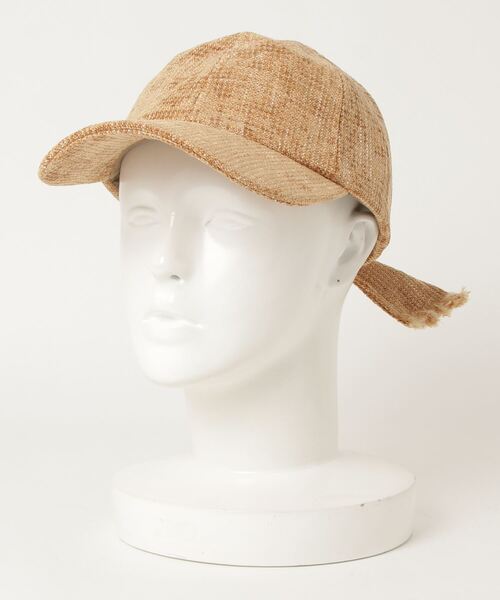yield（イールド）の「【Lovable】Tweed Back Ribbon Cap BATT-17539（キャップ・レディース・チャコールグレー/ベージュ/ブラウン/キャメル・FREE）」の12枚目の写真