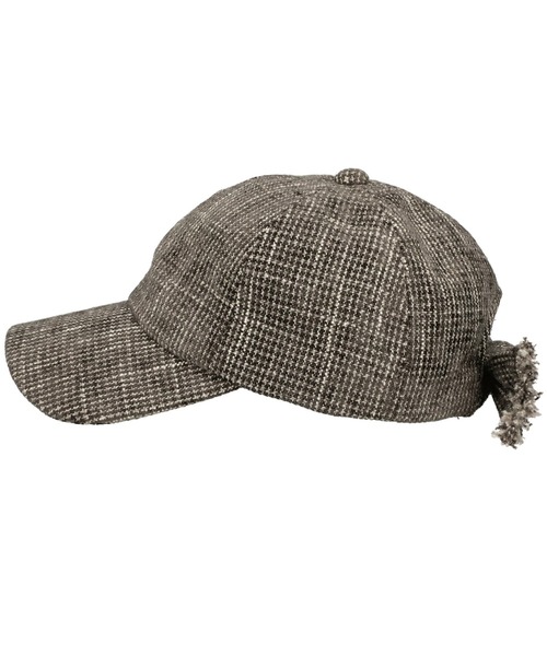 yield（イールド）の「【Lovable】Tweed Back Ribbon Cap BATT-17539（キャップ・レディース・チャコールグレー/ベージュ/ブラウン/キャメル・FREE）」の7枚目の写真
