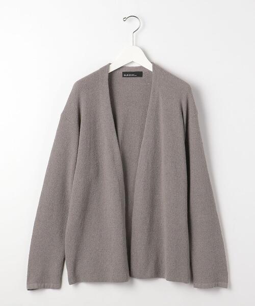 green label relaxing（グリーンレーベルリラクシング）の「＜green label relaxing＞ブークレ イージー カーディガン -ウォッシャブル-（カーディガン/ボレロ・メンズ・コバルトブルー/グレー/ダークグリーン・L/M/S）」の2枚目の写真