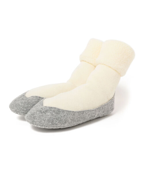 BEAMS LIGHTS(ビームスライツ)の「FALKE / SHOE SOCKS(ソックス/靴下・レディース・ライトグレー/オフホワイト・ONE SIZE)」の2枚目の写真
