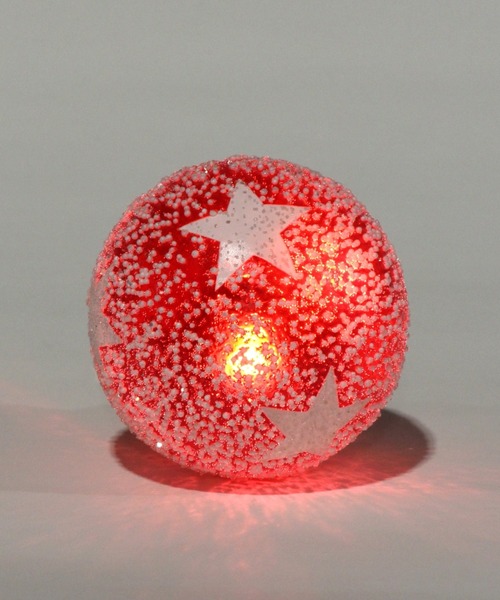 niko and...（ニコアンド）の「[Xmas]レッドスターLEDオーナメント8cm（インテリア雑貨）」 - WEAR