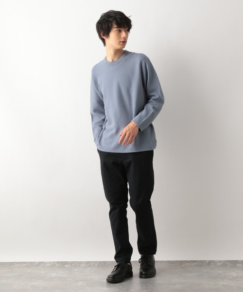 GLOBAL WORK(グローバルワーク)の「3EASYニット/218146(ニット/セーター・メンズ・ホワイト/スカイブルー/ベージュ/ネイビー/その他・SMALL/MEDIUM/LARGE)」の18枚目の写真