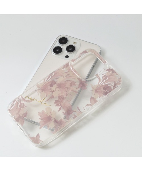 rienda（リエンダ）の「iPhone14 iPhone14Pro iPhoneSE (第2世代/第3世代) iPhone13Pro iPhone13 iPhone8/7/6s/6 rienda [TPUクリアケース/Dress Flower] スマホケース（スマホケース/カバー・レディース・ホワイト/ピンク・K/A/O/N）」の8枚目の写真