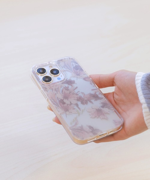 rienda（リエンダ）の「iPhone14 iPhone14Pro iPhoneSE (第2世代/第3世代) iPhone13Pro iPhone13 iPhone8/7/6s/6 rienda [TPUクリアケース/Dress Flower] スマホケース（スマホケース/カバー・レディース・ホワイト/ピンク・K/A/O/N）」の19枚目の写真