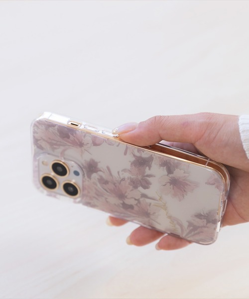 rienda（リエンダ）の「iPhone14 iPhone14Pro iPhoneSE (第2世代/第3世代) iPhone13Pro iPhone13 iPhone8/7/6s/6 rienda [TPUクリアケース/Dress Flower] スマホケース（スマホケース/カバー・レディース・ホワイト/ピンク・K/A/O/N）」の20枚目の写真