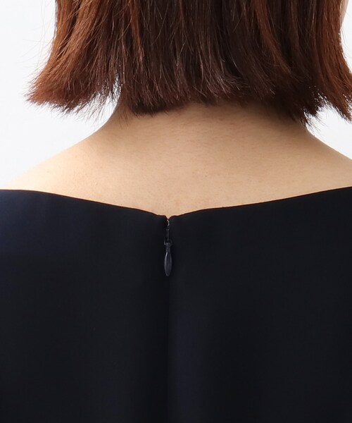 UNTITLED（アンタイトル）の「◆レーススリーブツイルワンピース（ワンピース・レディース・ブラック/ネイビー・01/02/03）」の7枚目の写真