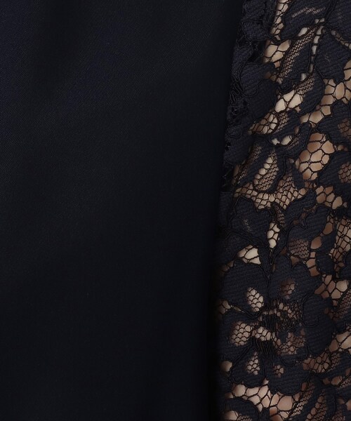 UNTITLED（アンタイトル）の「◆レーススリーブツイルワンピース（ワンピース・レディース・ブラック/ネイビー・01/02/03）」の14枚目の写真