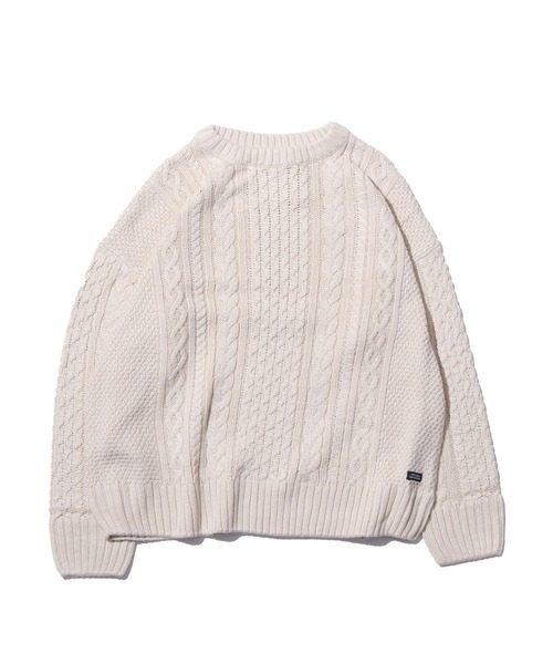 F.O.KIDS（エフオーキッズ）の「F.O.KIDS/エフオーキッズ ウォッシャブルニット 無地 ベーシック（ニット/セーター・キッズ・グリーン/アイボリー/ブラック・140/130）」の11枚目の写真