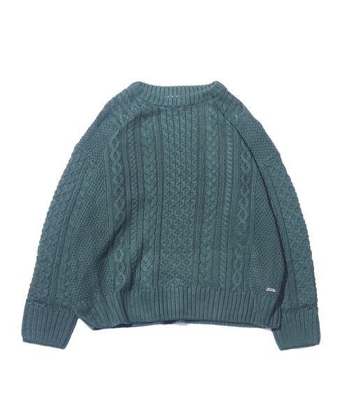 F.O.KIDS（エフオーキッズ）の「F.O.KIDS/エフオーキッズ ウォッシャブルニット 無地 ベーシック（ニット/セーター・キッズ・グリーン/アイボリー/ブラック・140/130）」の13枚目の写真