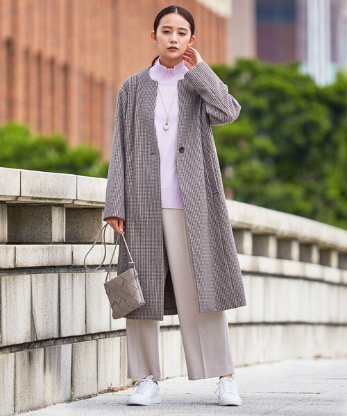 J.PRESS（ジェイプレス）の「ANASTASIAミルド 2way ストレート パンツ（その他パンツ・レディース・ベージュ系/グレー系/スモーキーグリーン系・7/11/9）」の13枚目の写真