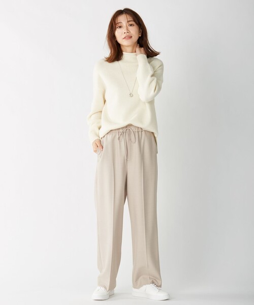 J.PRESS（ジェイプレス）の「ANASTASIAミルド 2way ストレート パンツ（その他パンツ・レディース・ベージュ系/グレー系/スモーキーグリーン系・7/11/9）」の18枚目の写真