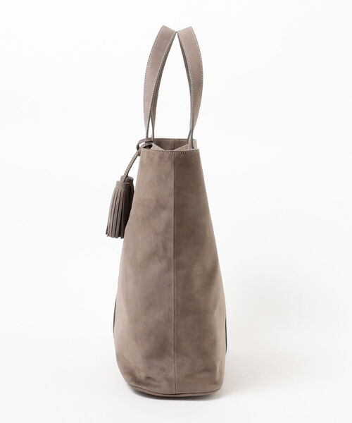 BRILLA per il gusto(ブリッラペルイルグースト)の「ACATE × Brilla per il gusto / 別注 NEW KAUS ヌバック トートバッグ(トートバッグ・メンズ・グレー/ブラック・ONE SIZE)」の3枚目の写真