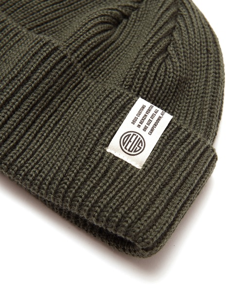 DEUS EX MACHINA（デウスエクスマキナ）の「DEUS　オスカービーニー DMW2071244（ニットキャップ/ビーニー・メンズ・ホワイト/グリーン・ONE SIZE）」の8枚目の写真