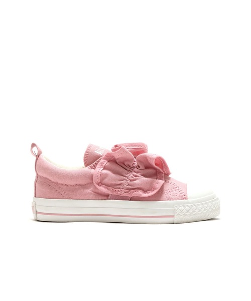 CONVERSE（コンバース）の「CONVERSE CHILD ALL STAR N FRILLGORESLIP OX / コンバース チャイルド オールスター N フリルゴアスリップ OX（スリッポン・キッズ・ピンク・16.0cm/17.0cm/18.0cm/19.0cm）」の2枚目の写真