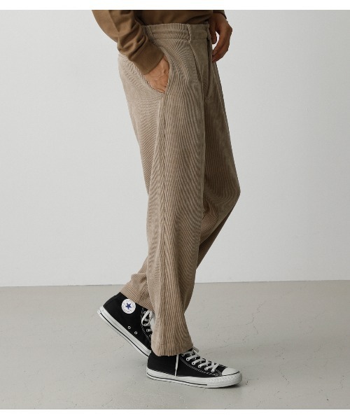 AZUL by moussy(アズールバイマウジー)の「CORDUROY TAPERED PANTS/コーデュロイテーパードパンツ(その他パンツ・メンズ・ブラック/ベージュ/グレー系その他・MEDIUM/LARGE)」の12枚目の写真