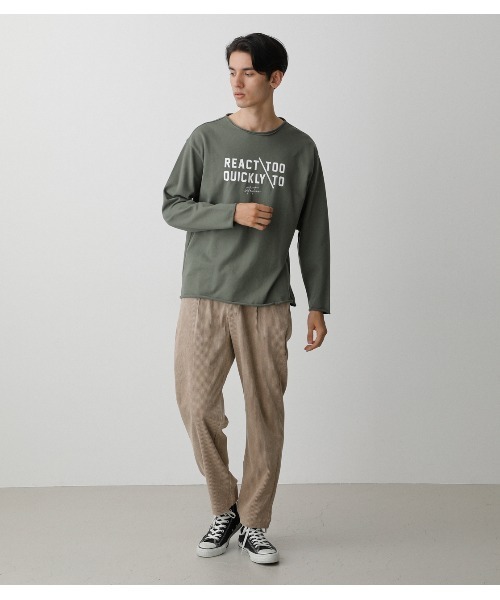 AZUL by moussy(アズールバイマウジー)の「CORDUROY TAPERED PANTS/コーデュロイテーパードパンツ(その他パンツ・メンズ・ブラック/ベージュ/グレー系その他・MEDIUM/LARGE)」の14枚目の写真